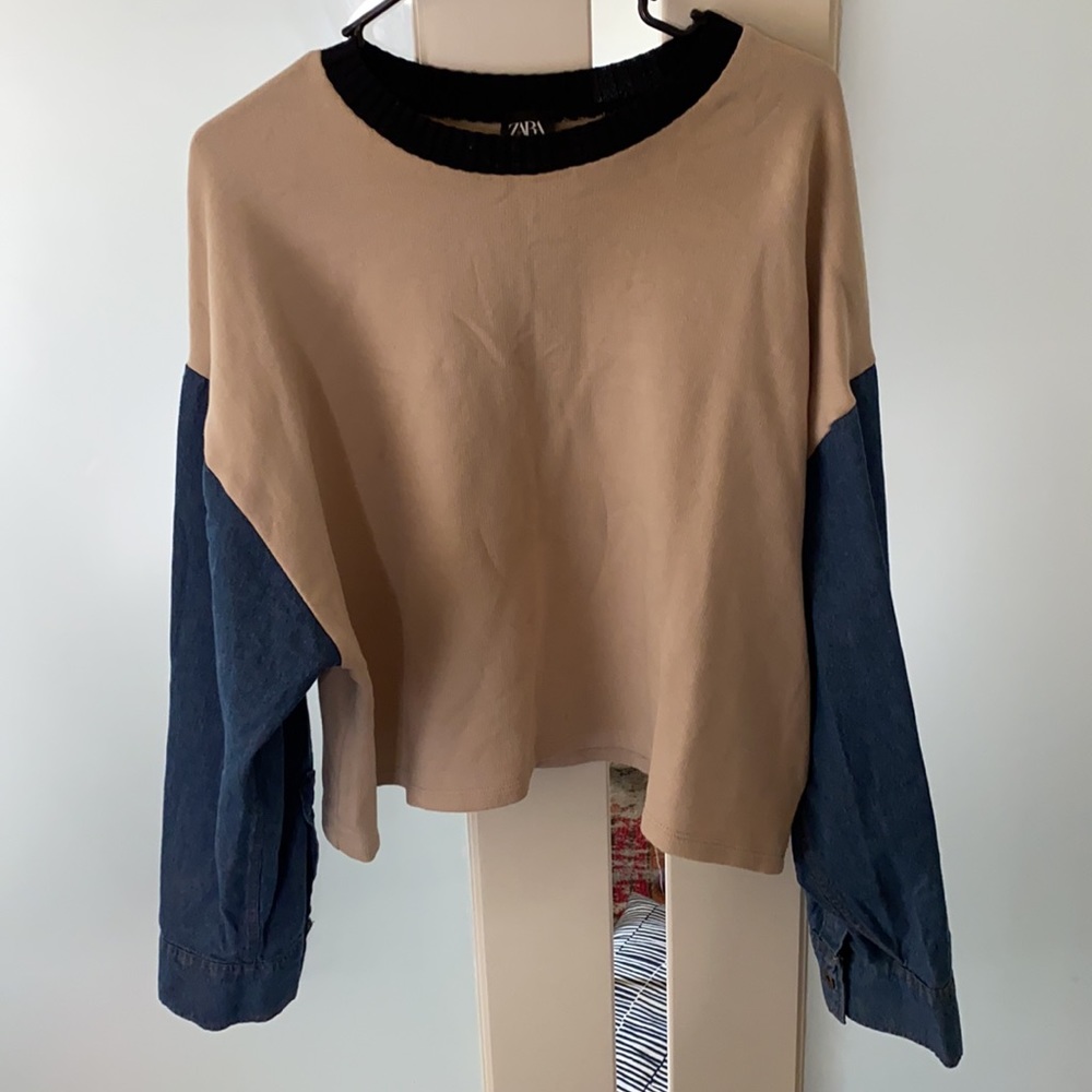 Multiple Pattern Sweatshirt - image 2